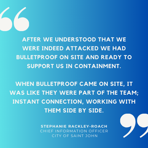 City of Saint John Testimonial 