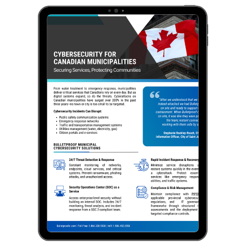 Cybersecurity for Canadian Municipalities