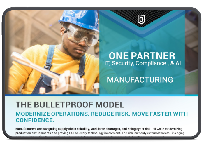 IT, Security, & Compliance Solutions for Manufacturing